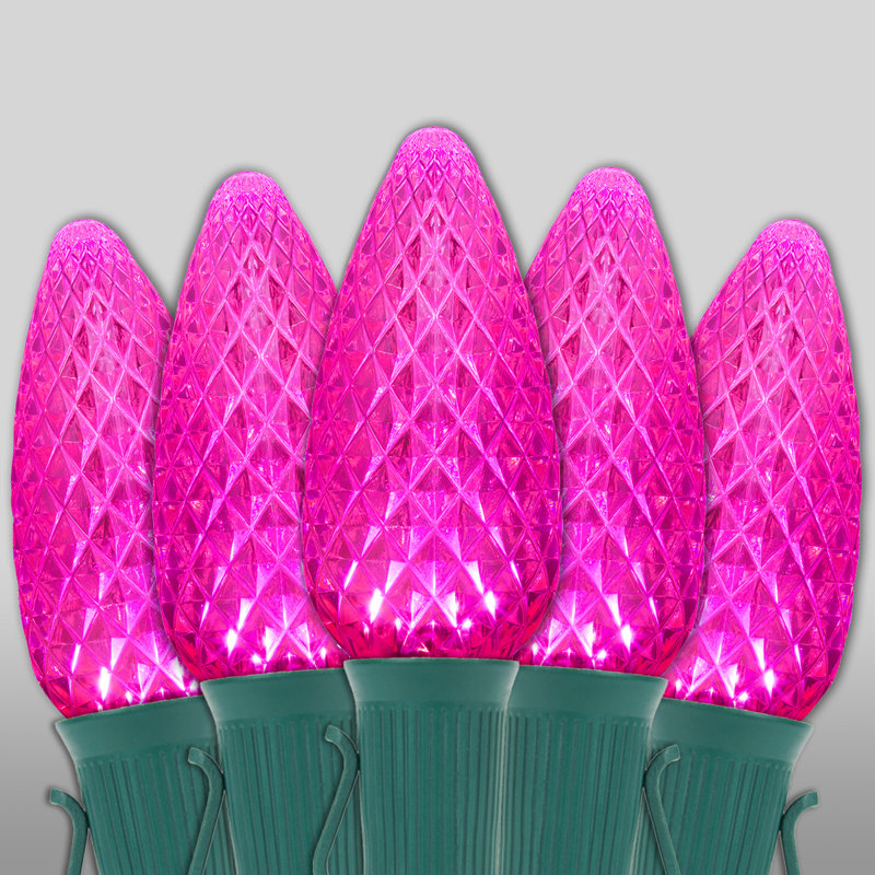 OptiCore String Lights, Pink, 50' L