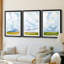 Lucid Skies I - Impression personnalisée de qualité supérieure avec passe-partout - 3 pièces-1267791148-1267791151