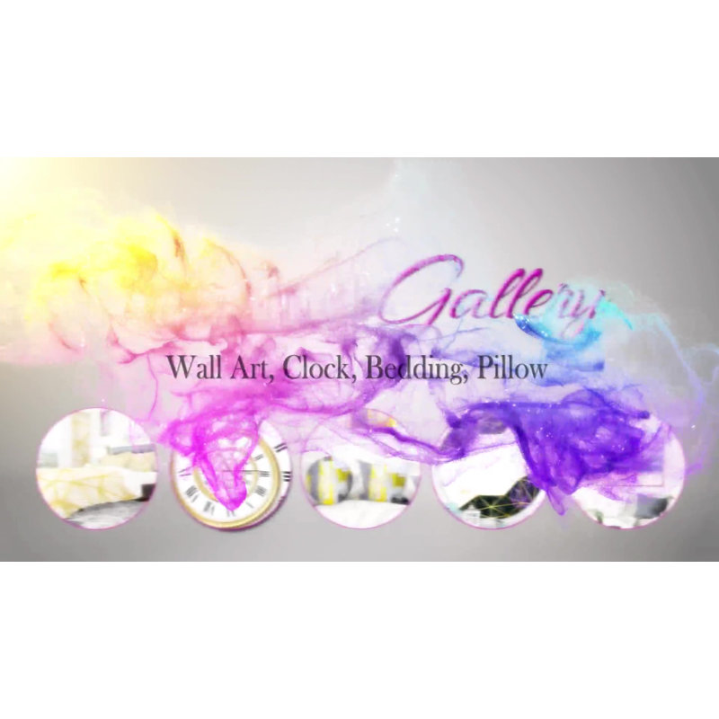 Large Floral Wall Art Canvas in Multicolor, 32" Wide x 16" High