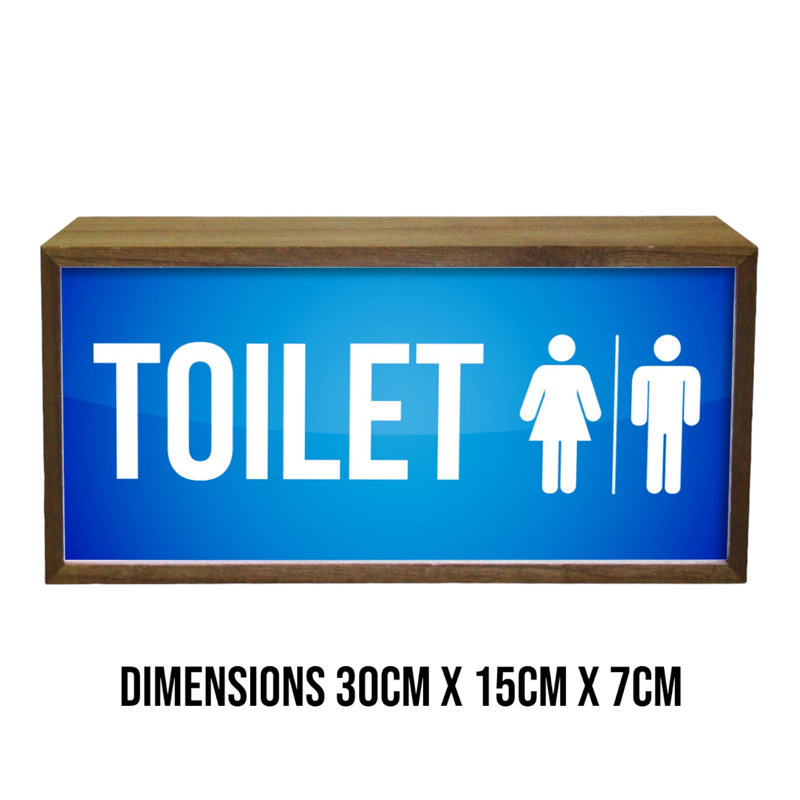 Regene Male Female 15" LED Sign