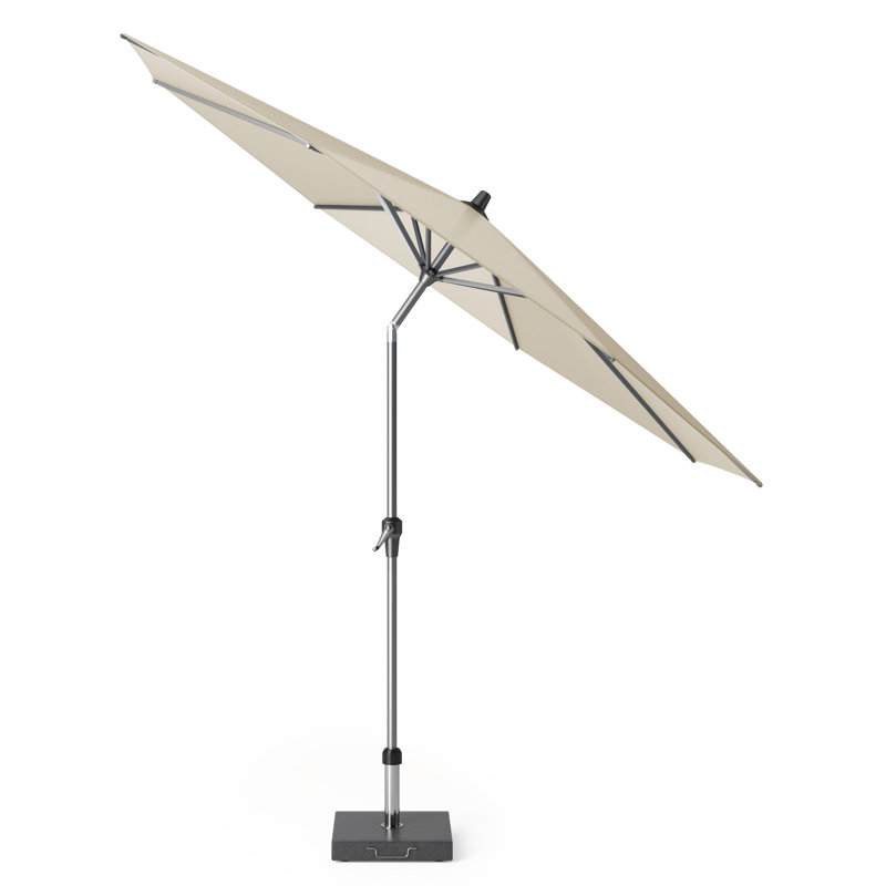 Hatten Riva Traditional Round Parasol, 238cm H x 300cm W x 300cm D, Champagne