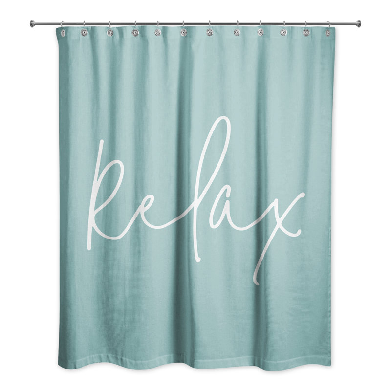Rideau de douche Perine, Bleu sarcelle
