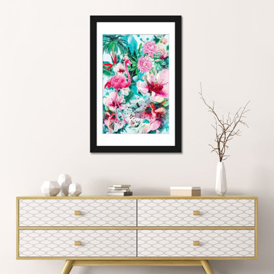 « tropical life », impression sur toile
