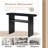  Minimalist Console Table with Rounded Edges and Sturdy Shelf, Blending Elegance and Durability for Any Space, Gray Wash-846690738