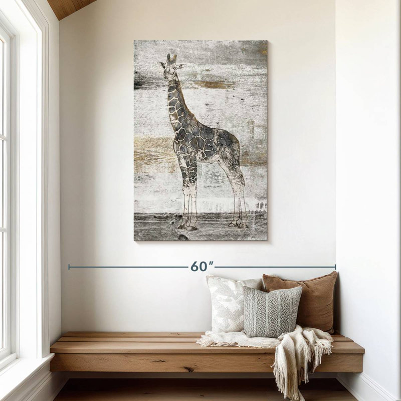 Brampt Giraffe Stare, 45" H x 30" W