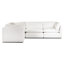 Canapé modulaire d'angle rembourré Davos