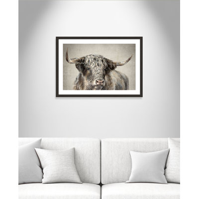 Grand Kyloe Bull - reproduction de cadre photo