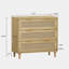 Console de rangement en rotin 3 tiroirs-985858423