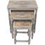 Tables gigognes en bois massif