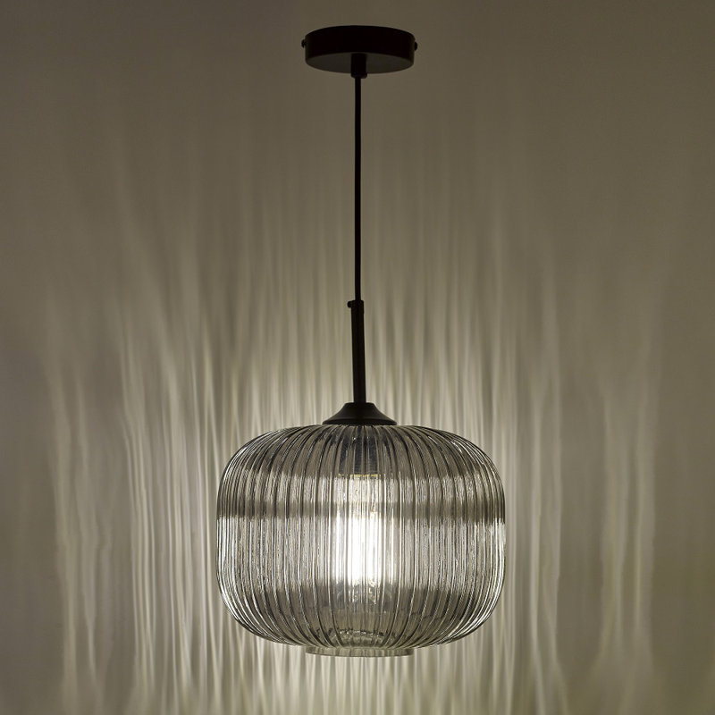 Millersport 1 - Light Black Dome Pendant