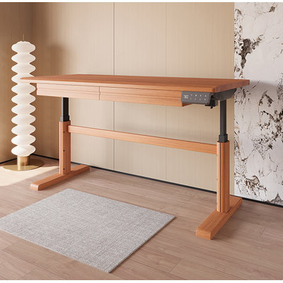 Bureau en acier au carbone de style cerisier original.