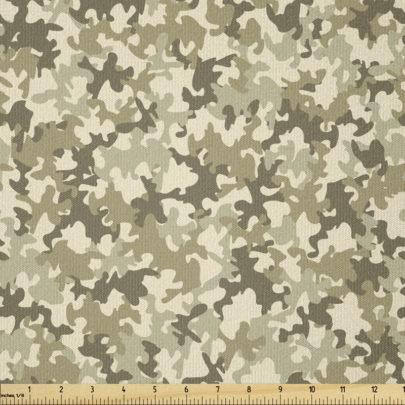 Devonia Faded Colour Uniform Classic Camouflage Grunge Vintage Multi-Purpose Fabric