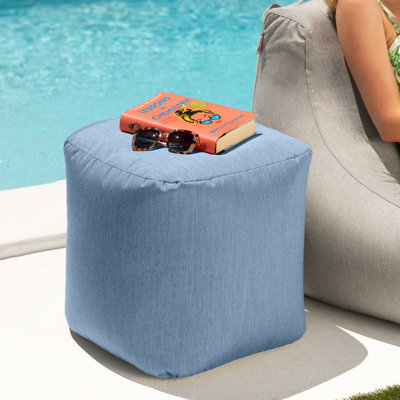 Damato Luckie Outdoor Patio Bean Bag Ottoman