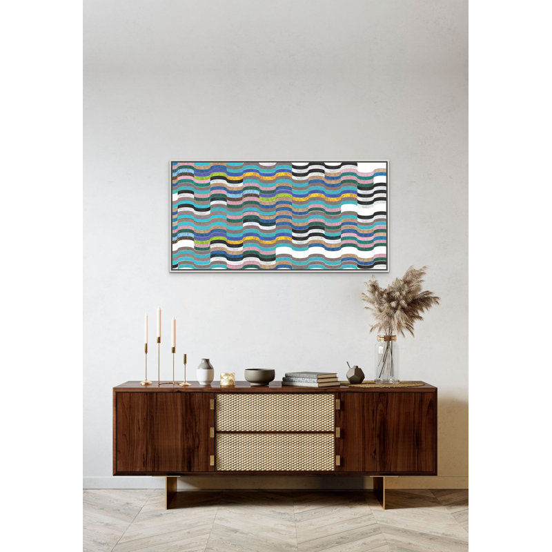 Vivid Undulation 1 Print, 20" H x 38" W x 3" D