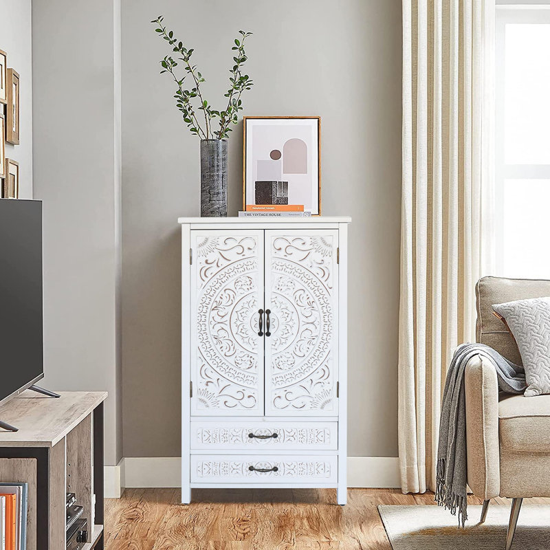 Armoire de rangement blanche Accent