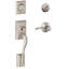 Addison Handleset with Deadbolt and Door Lever and Rosette-29599278