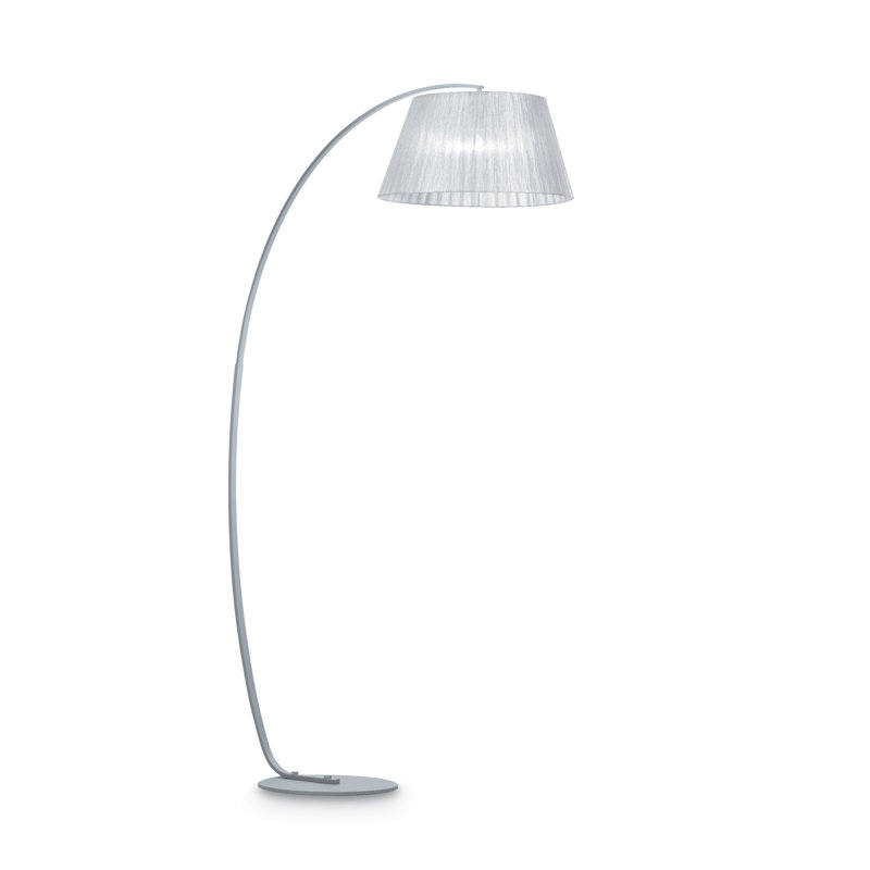 Lampe sur pied en arche/arc 72,44" Velia, Argent