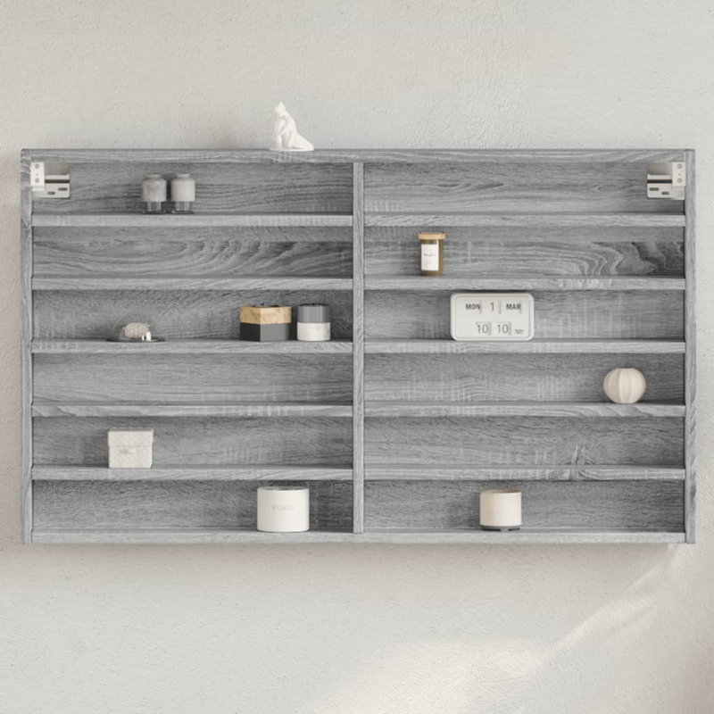 Roenick Floating Shelf, Grey Sonoma, 58cm H x 100cm W x 8.5cm
