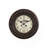 Clocks, 20" Round, Wall Clock, Antique Brown, Transitional