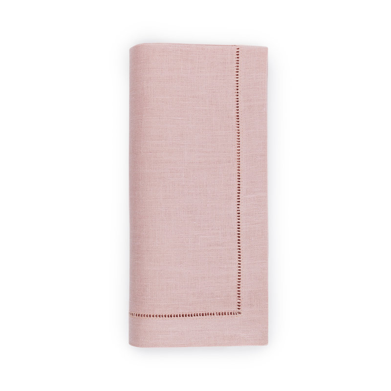 Festival Linen Square Napkins, Blush