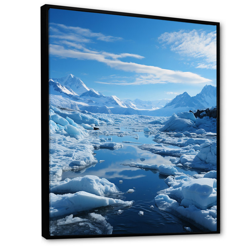 Paysage et nature, impressions sur toile, H 40 po x l 30 po x P 1,5 po, Cadre flottant noir