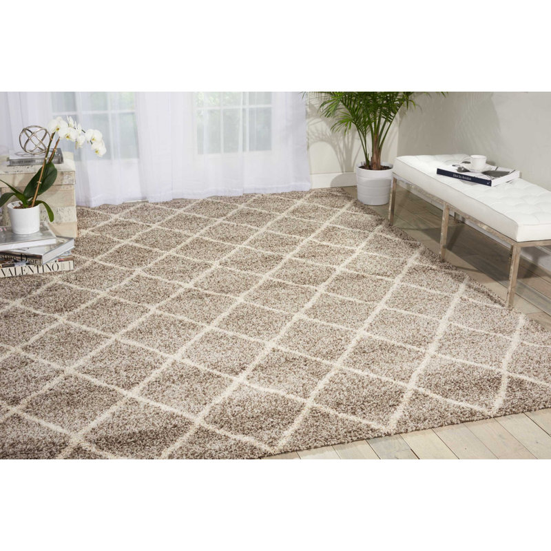 Tapis marocain à poils longs Rosetta, Rectangle 8 pi 2 po x 10 pi