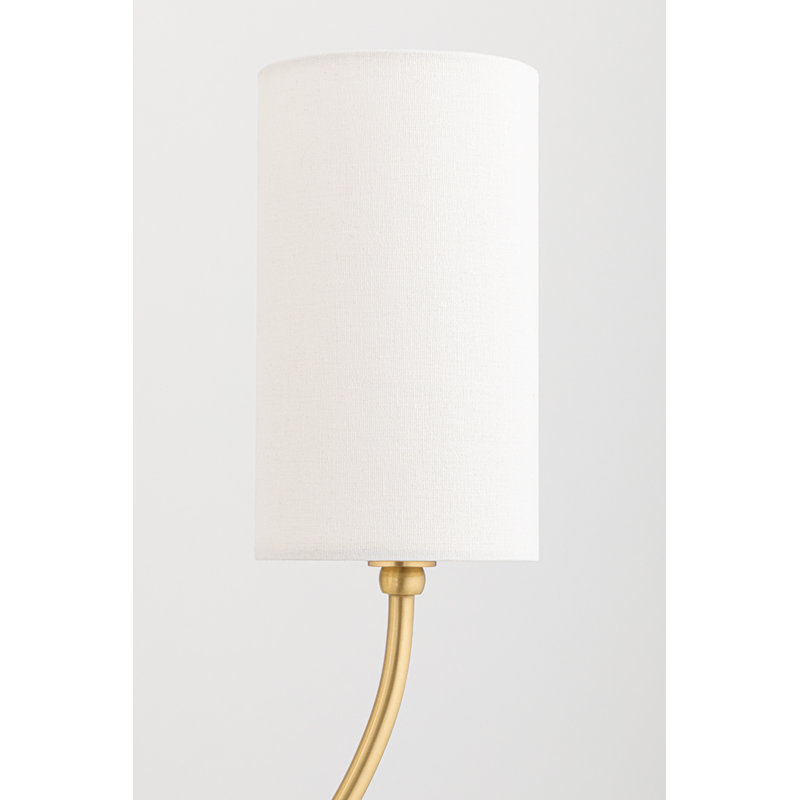 Harlem 6 - Light Chandelier, Aged Brass