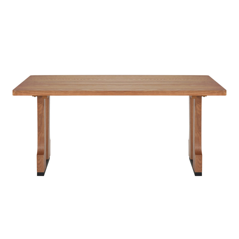 George Oliver 63" Rectangular Dining Table (Natural Colour) - Wayfair ...