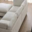 Canapé modulaire 96,5 po pour salon, canapé rembourré en tissu de chenille doux, canapé 3 places avec repose-pieds beige-368273864