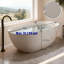 Baignoire autoportante 65 po. X 31,5 po.-121906560