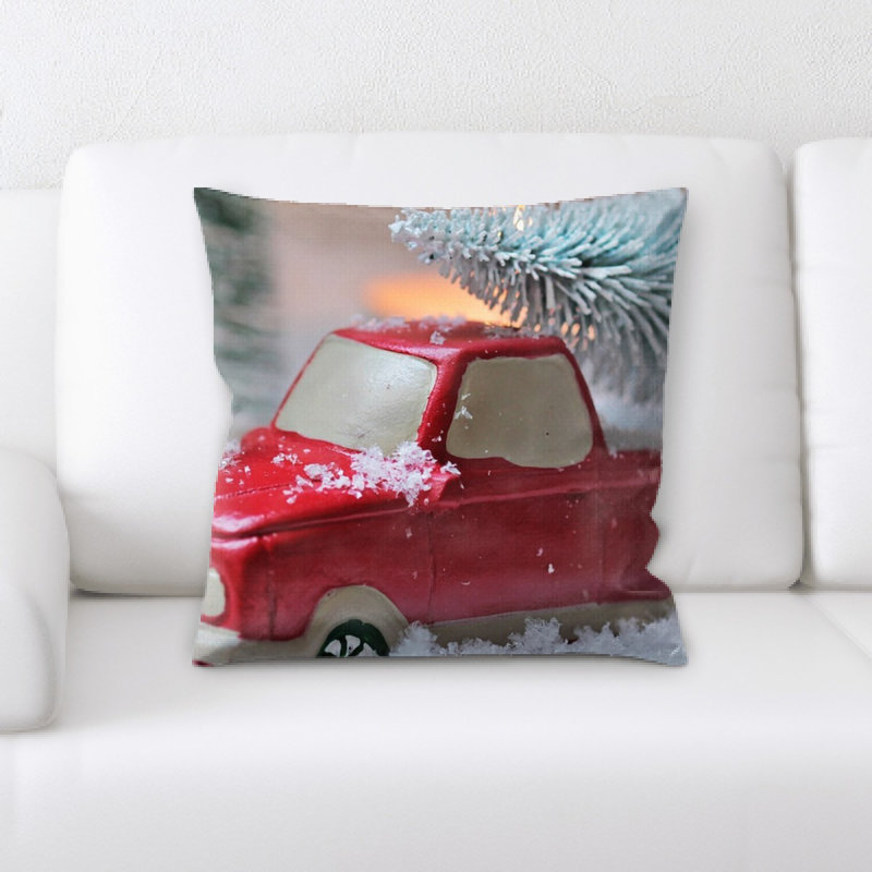 Microsuede Throw Pillow