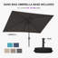 Parasol de table rectangulaire 6,5 'x 10'-670938862
