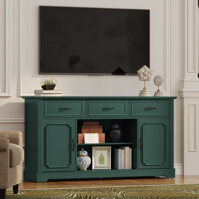 60" buffet with two cabinets and three drawers