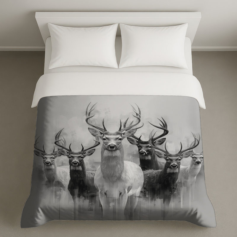 Groupe de housses de couette cerf, Lit simple