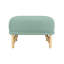 Repose-pieds carré standard en velours de 25,2 po de largeur-1970844764