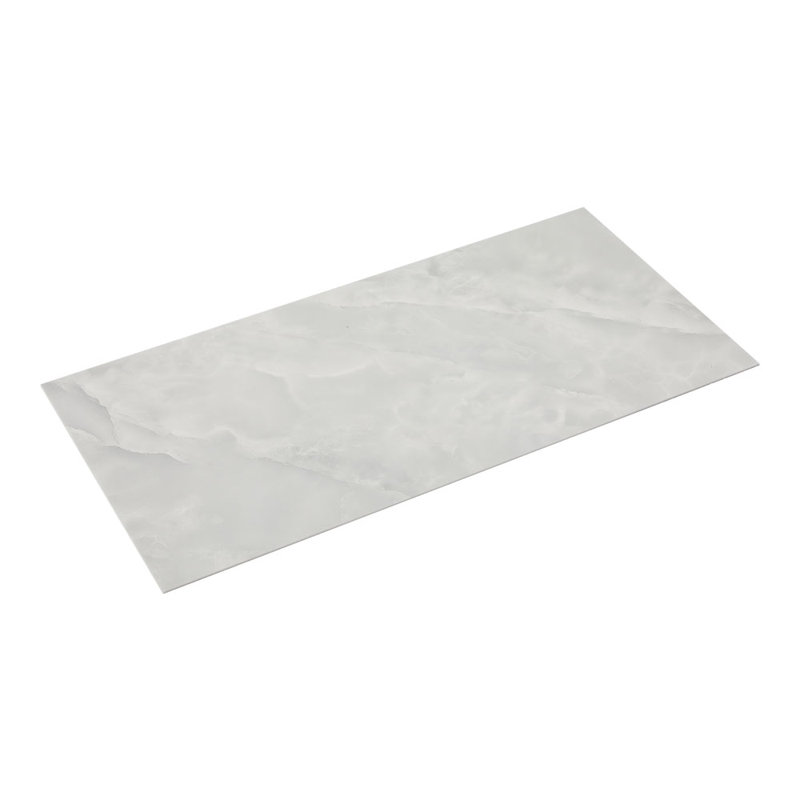 Polyvinyl Chloride (PVC) Peel and Stick Field Tile, Grey, 30 cm x 60 cm