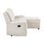 Canapé modulaire inclinable 2 pièces avec méridienne droite Luxury Comfort