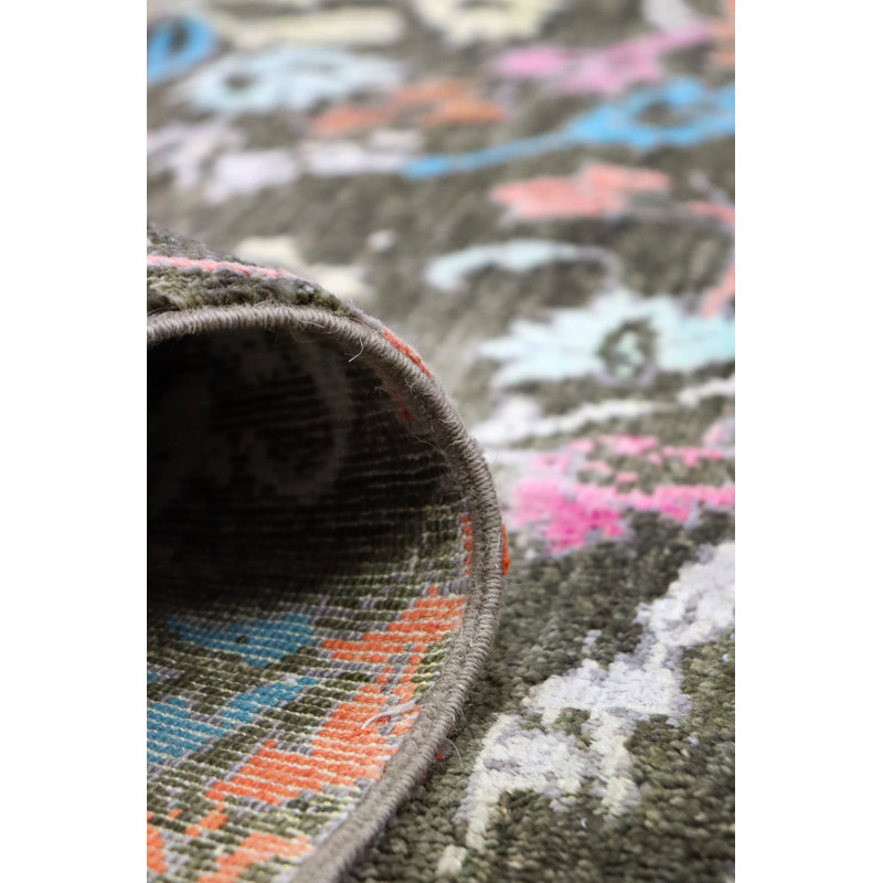 Erased One-of-a-Kind 7'11" X 9'11" Area Rug