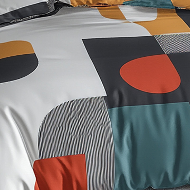 Modern Geometric Duvet