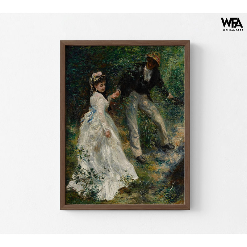 «La Promenade» par Pierre-Auguste Renoir, idée de cadeau de peinture classique, impression d'affiche très grand Renoir, décoration d'anniversaire