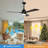  Aura sophisticated 52 In. Indoor Ceiling Fan With LED Light Bulbs And Remote Control-99080194