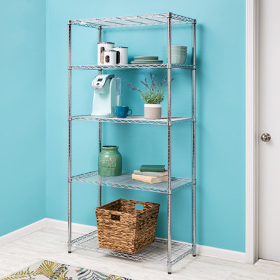 Étagère à 5 niveaux Wayfair Basics® Stromsburg (H 72 po x l 36 po x P 18 po)
