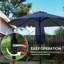 268cm Tilt Market Parasol