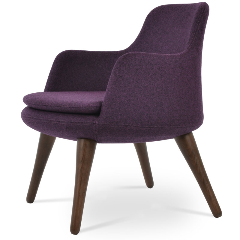 Chaise longue en bois Dervish, Noir