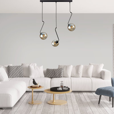 Betim - Light Matte Black Unique/Statement Pendant