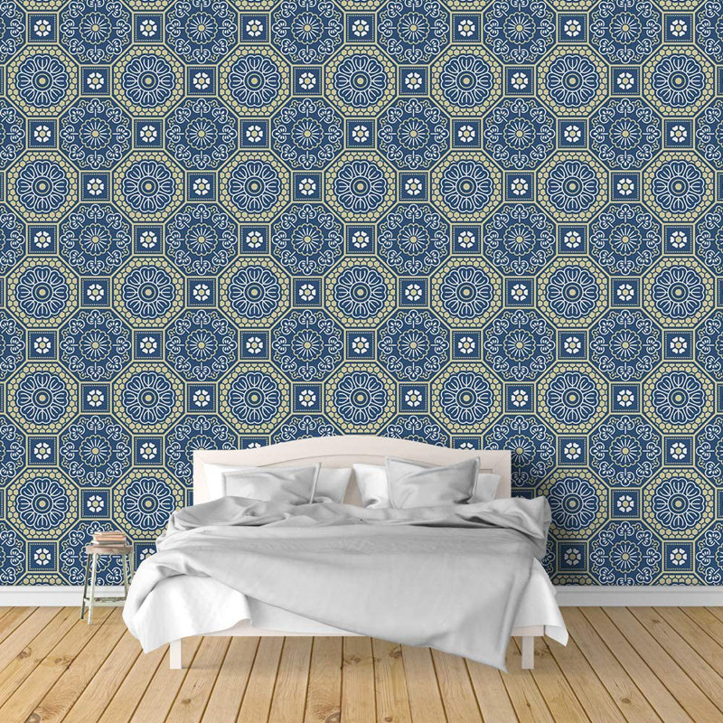 Adhésif mural l 144 po x l 100 po Floral Collocations, L 66 po x l 96 po