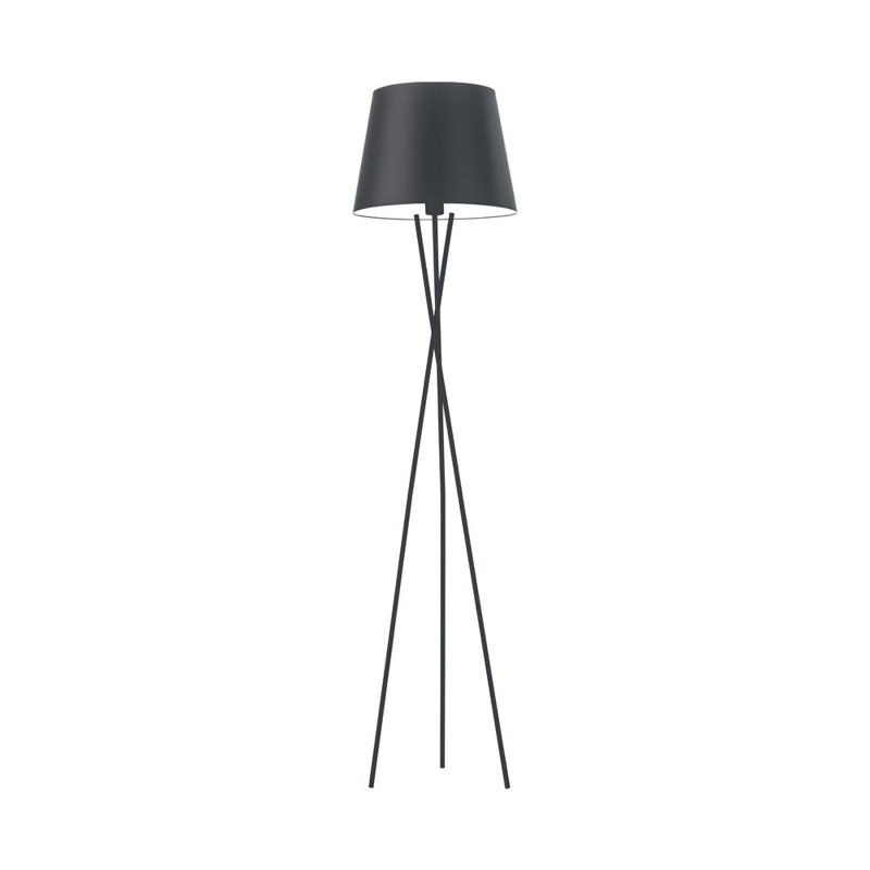 Arlaith 165cm Tripod Floor Lamp, Black, Black