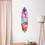 Bright Neon Love Surfboard Flat Acrylic by Oliver Gal