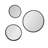 Travis Modern Round Wall Mirror Set-2014903325