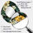 Botanical Green And Yellow Poppies Garden I - Floral Unique Shape Wall Mirror, Cottage Asymmetrical Decorative Mirror, Printed Metal Art-107229465